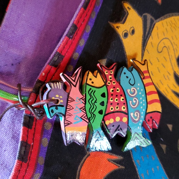 **flaw**Canvas Laurel Burch Tote Dog Pattern - Picture 4 of 14